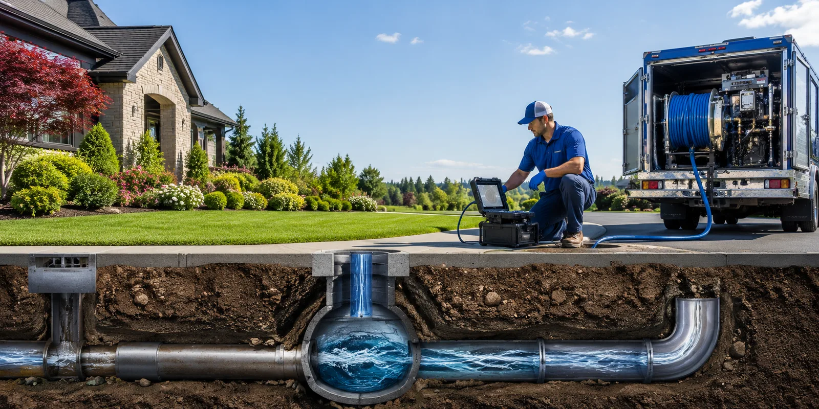 Drainage restoration information for Petroleum, IN